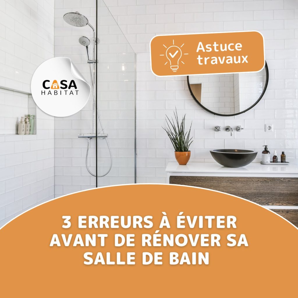 Miniature – 3 erreurs à éviter avant de rénover sa salle de bain
