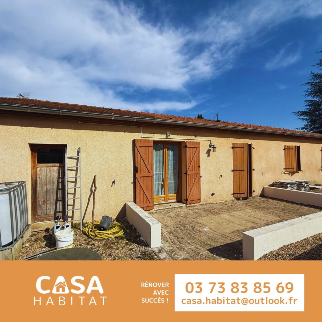 Isolation extérieure et menuiseries – Saint-Vallier