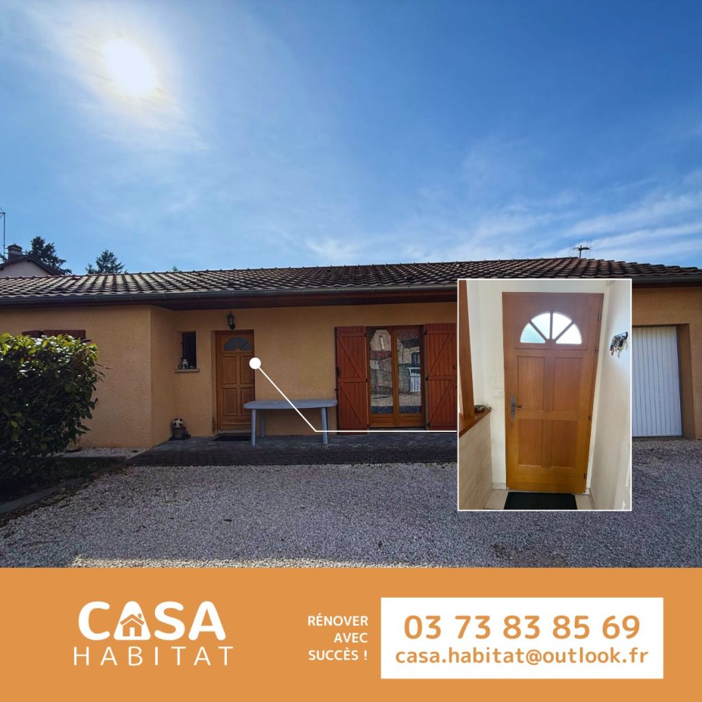 Isolation extérieure et menuiseries après – Saint-Vallier