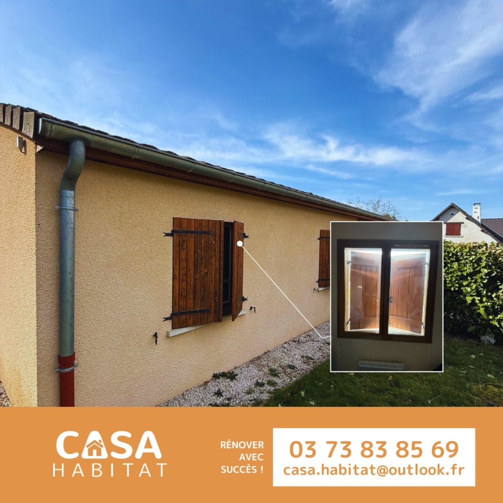 Isolation extérieure et menuiseries avant – Saint-Vallier