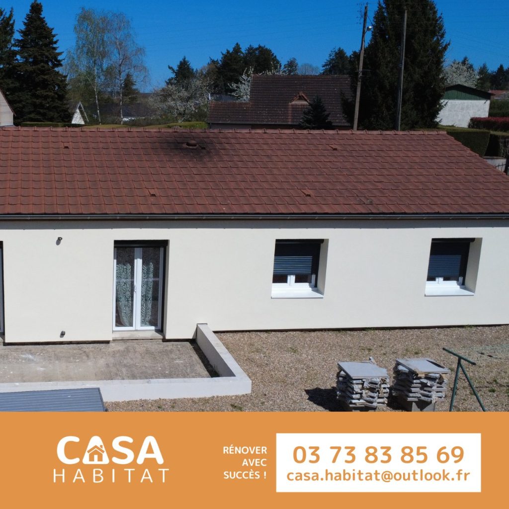 Isolation extérieure et menuiseries après – Saint-Vallier