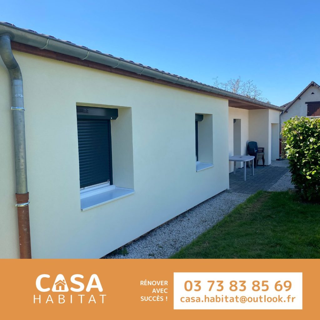 Isolation extérieure et menuiseries après – Saint-Vallier