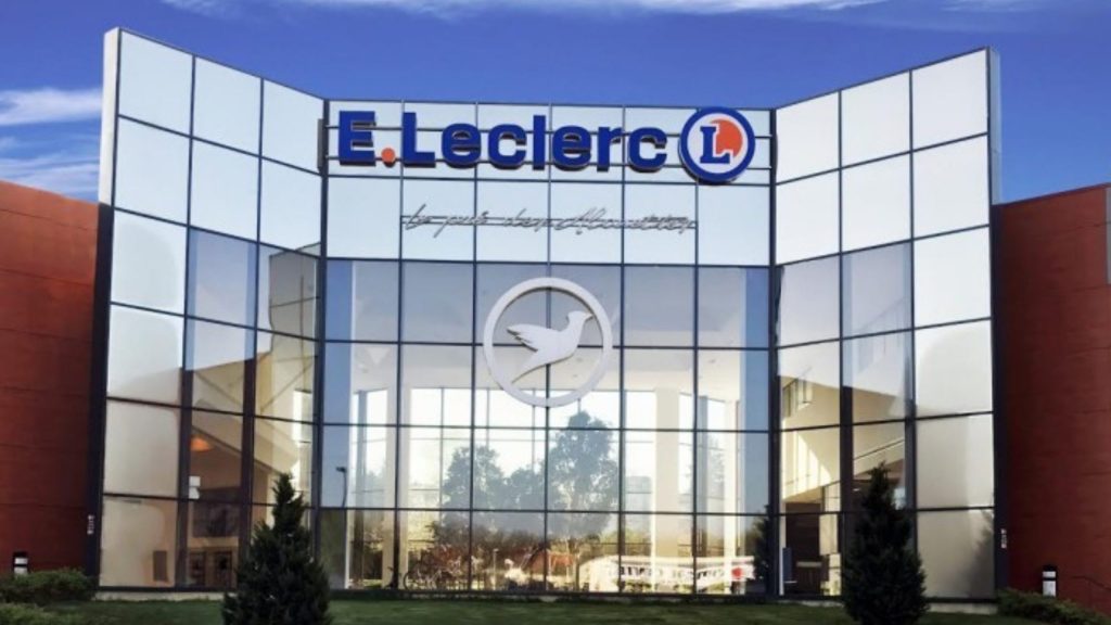 Devanture du magasin E.Leclerc Montceau-les-Mines