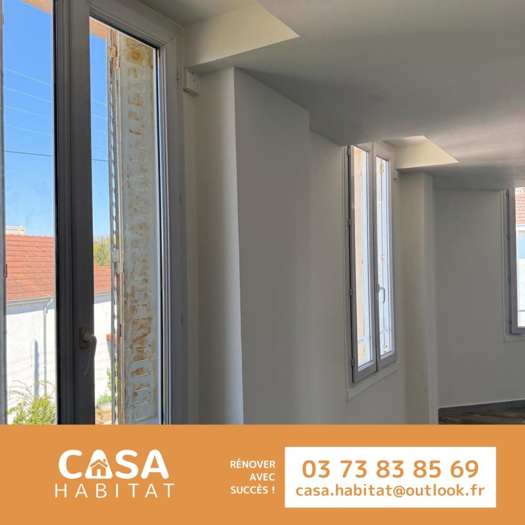 Ratissage intérieur – Avant travaux à Montceau-les-Mines