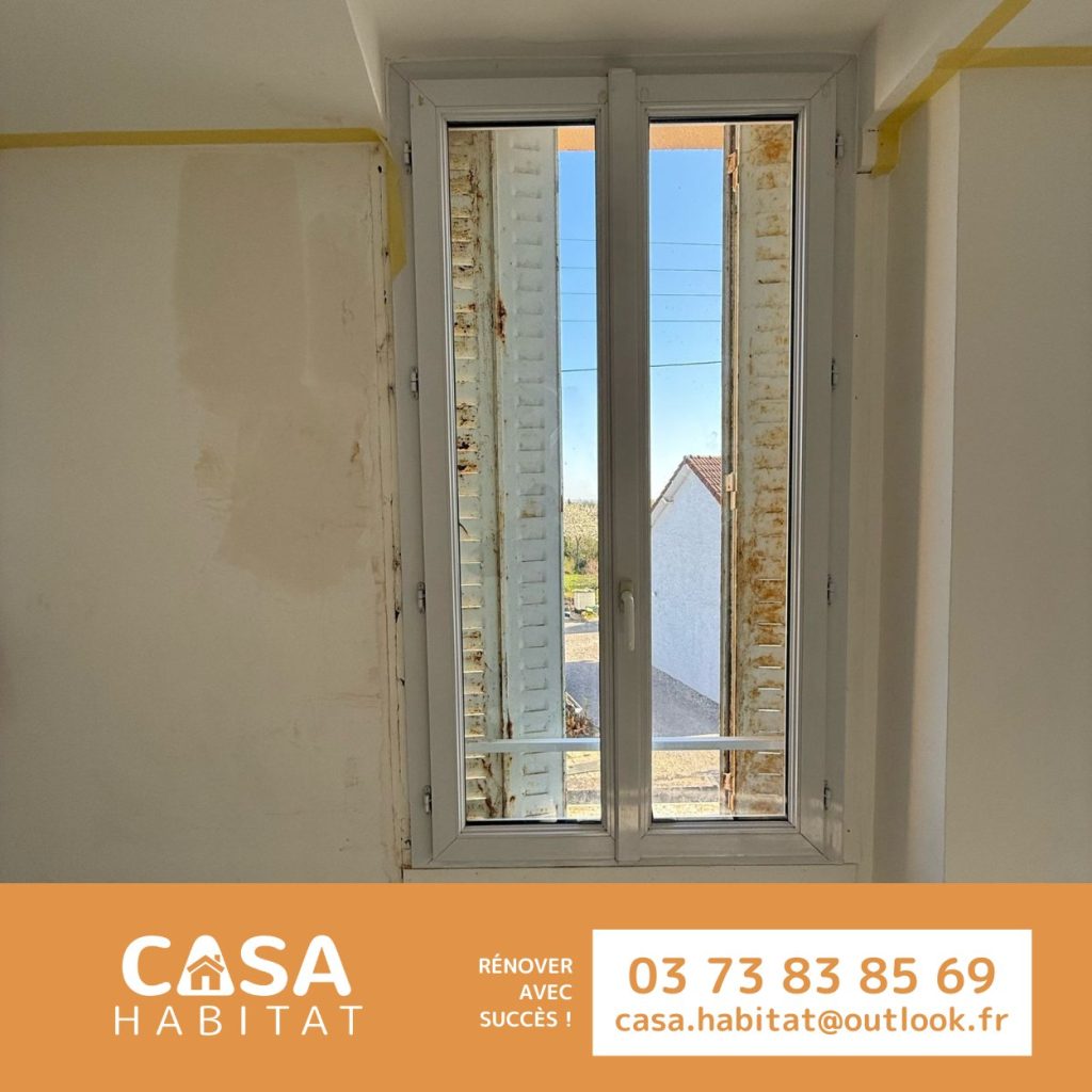 Ratissage intérieur – Avant travaux à Montceau-les-Mines