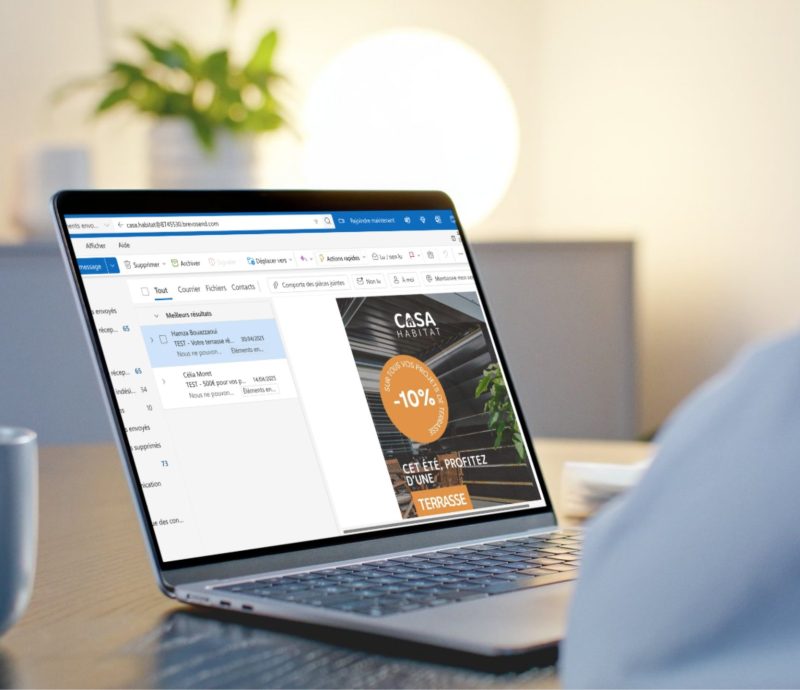 mockups newsletter casa habitat